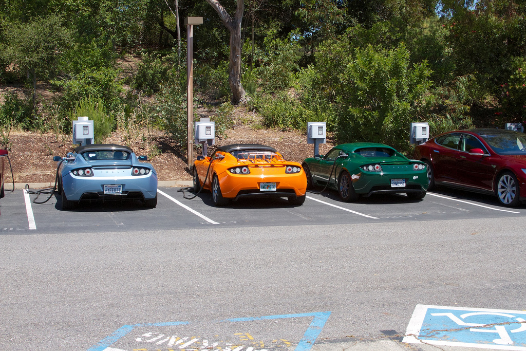 Tesla Motors Cars Charging - Houston Web Marketing