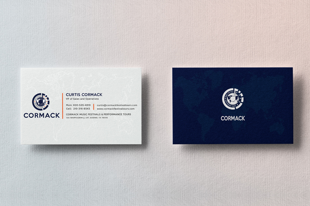 CORMACK Brand Identity - Business Cards