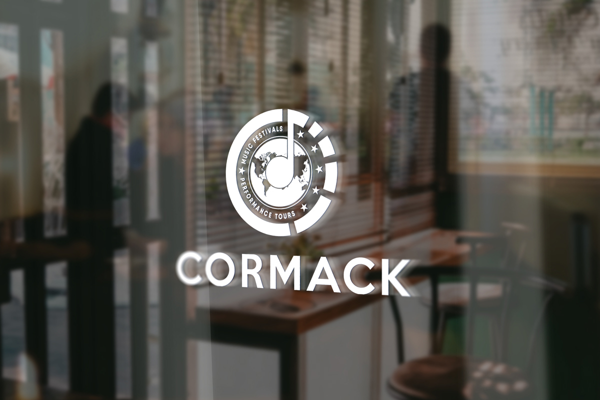 CORMACK Brand Identity - Window Treatment