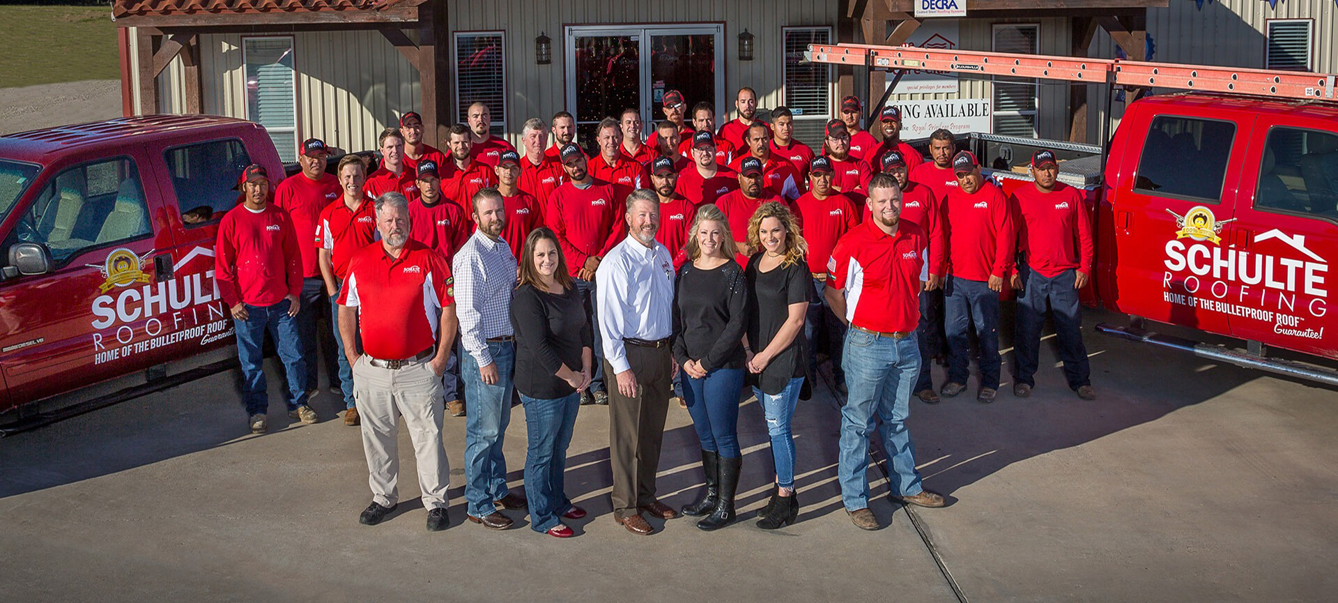 Creating Community - Team Photography - Schulte Roofing