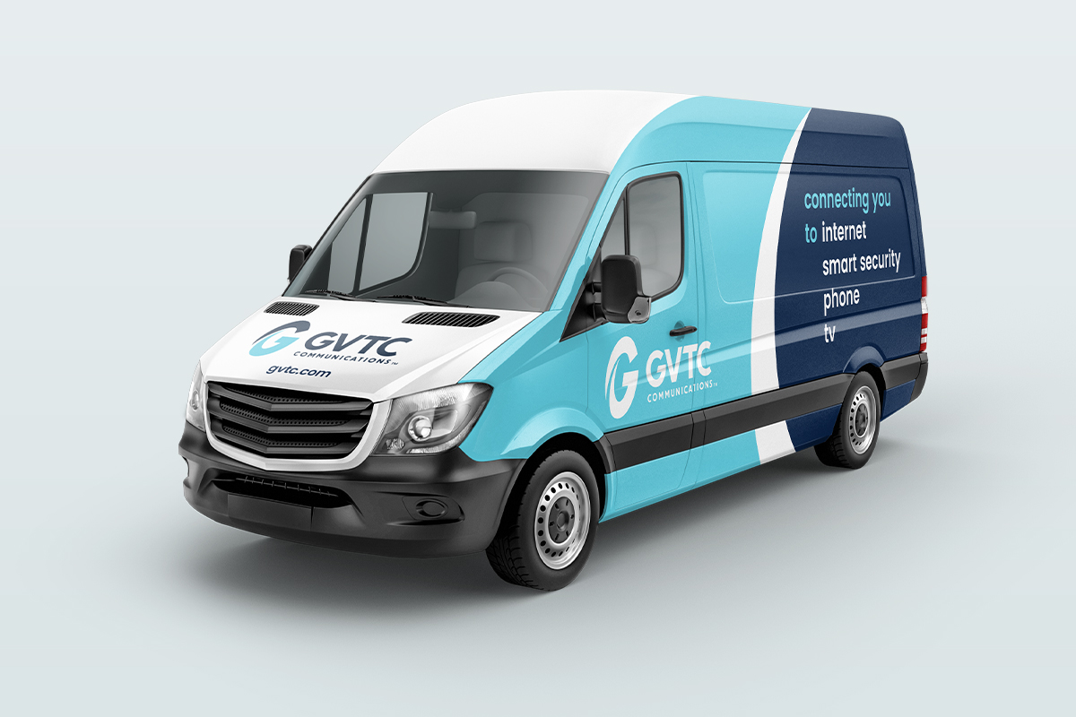 GVTC - Ford Transit Van front view - Fleet Mock up by Foundry512