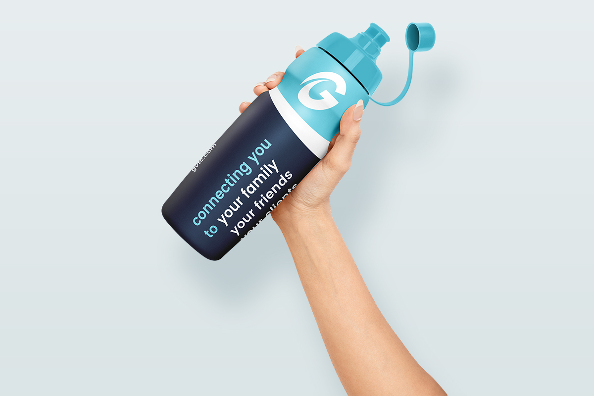 GVTC - Sports Bottle - Collateral Mock up by Foundry512