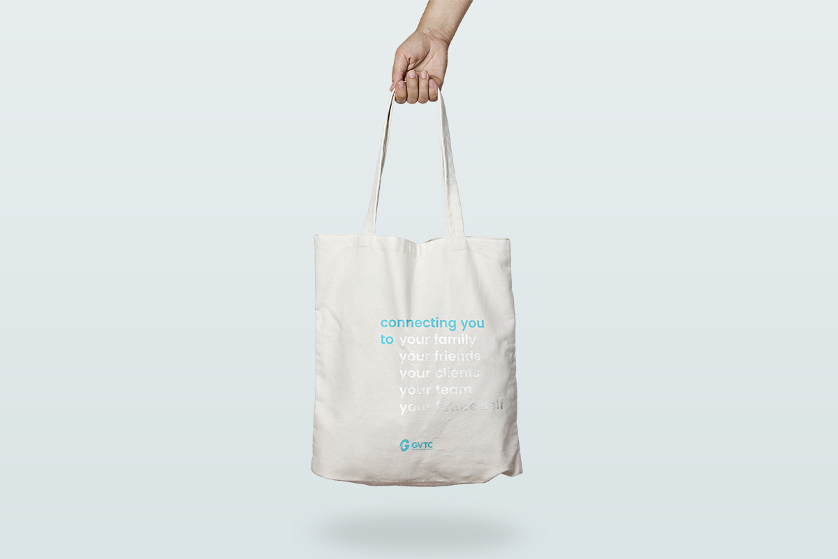 GVTC - Canvas Tote - Apparel Mock up by Foundry512
