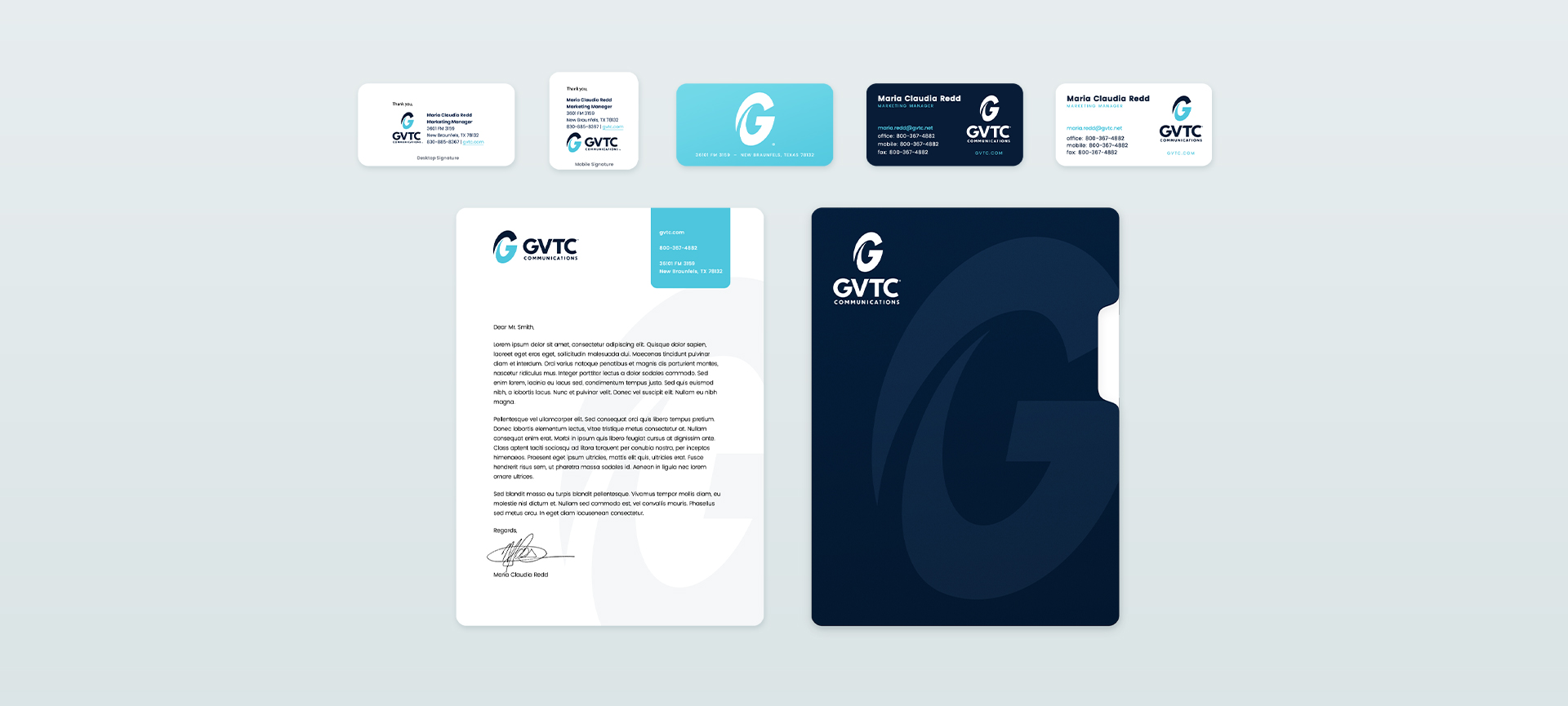GVTC - Office Stationery - Collateral Mock up by Foundry512